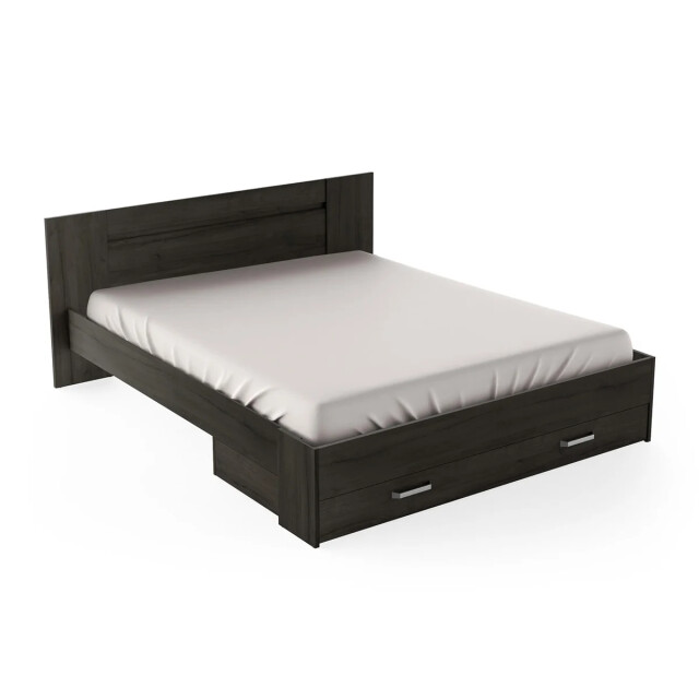 CaliCosy Bed met lade 160x200 cm eikenhouten decor richmond 2929920 large