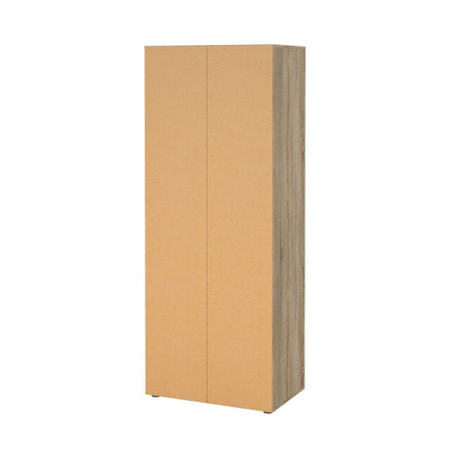 CaliCosy Kleerkast met 2 deuren eikendecor en hoogglans wit h200,9 cm lana 3206376 large