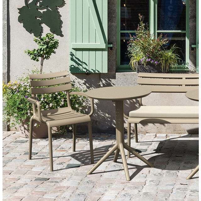 Alterego Tuinstoel met armleuningen flora 58x59x84 cm 3190795 large