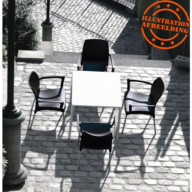 Alterego Kuik vierkante eettafel 72x72x72 cm 2949561 large