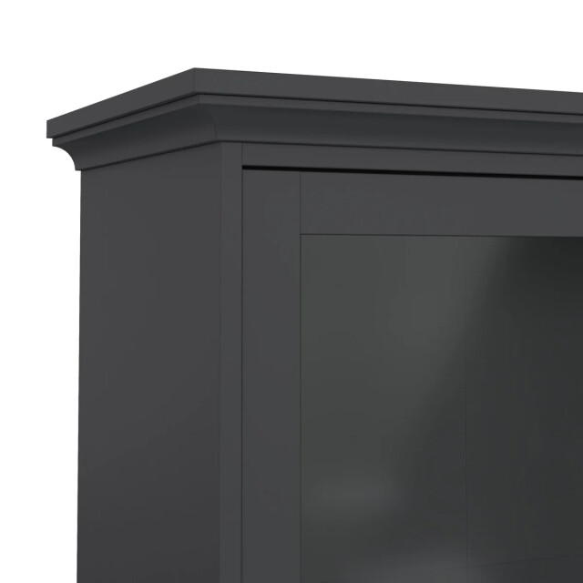 CaliCosy Vitrinekast met 2 glazen deuren en 2 lades b96,2 cm sofia 3206078 large