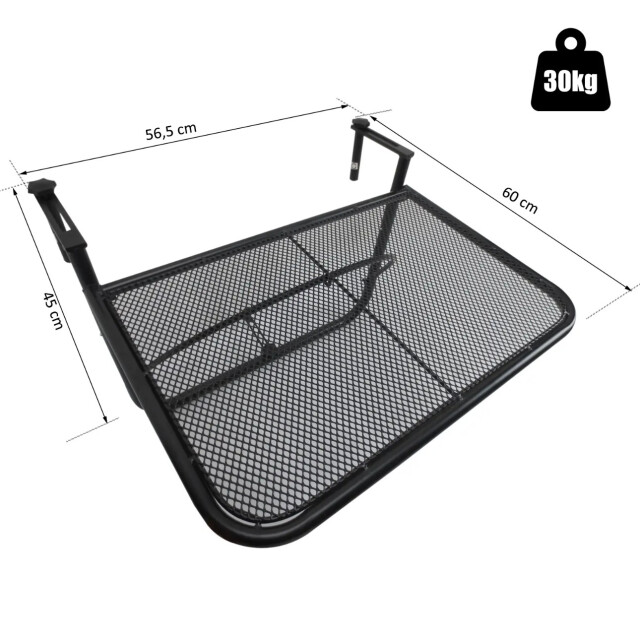 4goodz Inklapbare balkontafel voor de balkonrand - 3209836 large