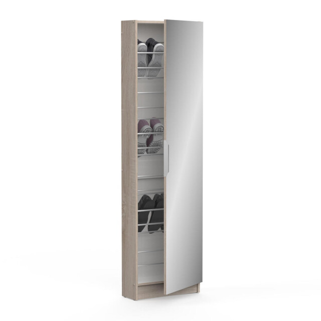 CaliCosy Schoenenkast 1 deur spiegel l50 cm zapatero 2937112 large