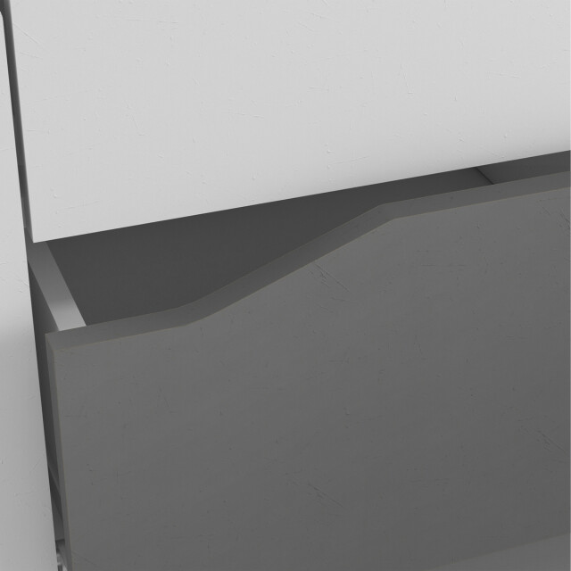 CaliCosy Kast 3 deuren 2 laden l88,9 cm wit en grijs genius 2932048 large
