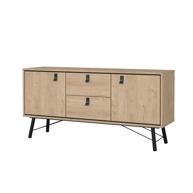 CaliCosy Dressoir met 2 deuren en 2 lades en metalen onderstel b150,3 cm joyce 3206064 large
