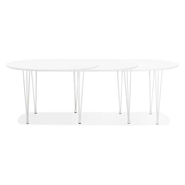 Alterego Chamonix eettafel 120-220x120x73 cm 3191600 large