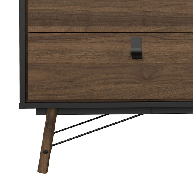 CaliCosy Dubbele ladekast met 6 lades en metalen onderstel b150,3 cm joyce 3206061 large