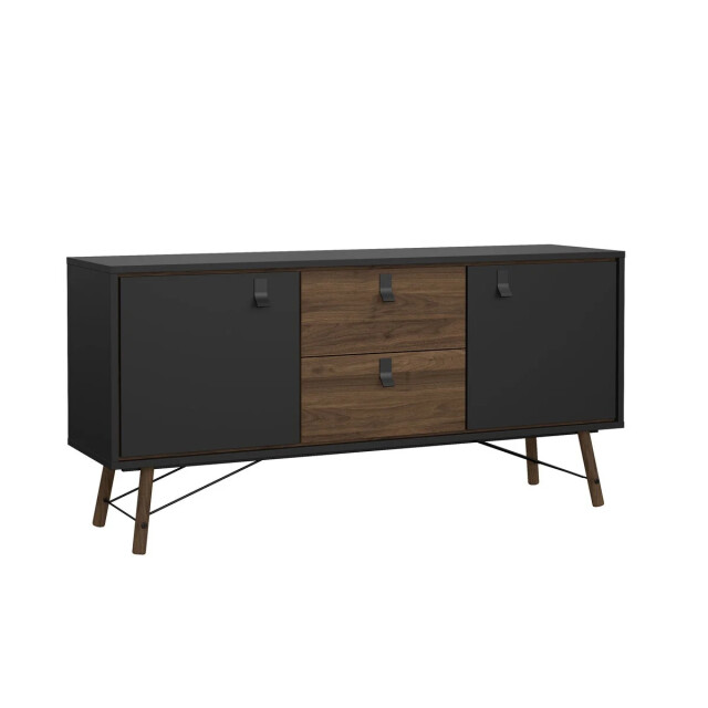 CaliCosy Dressoir met 2 deuren en 2 lades en metalen onderstel b150,3 cm joyce 3206063 large