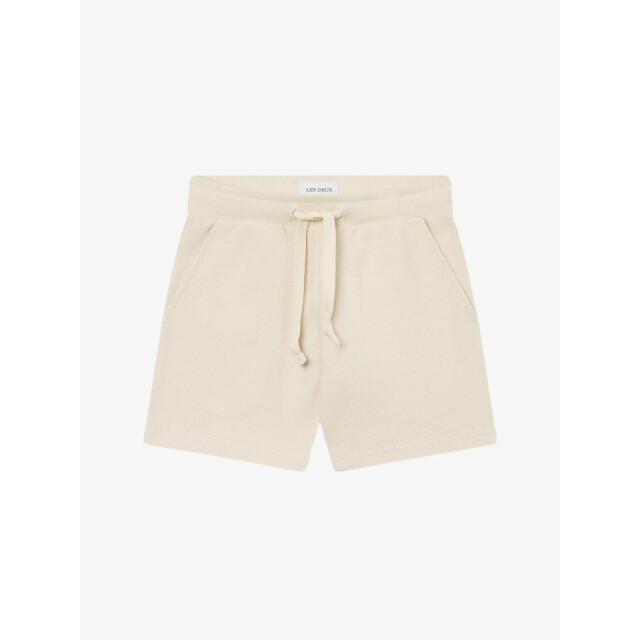 Les Deux Jongens short barry casual track ivory LDK540010-215215-IVORY large