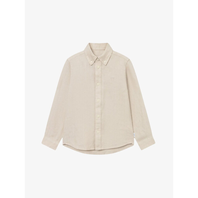 Les Deux Jongens overhemd kristian linnen light sand LDK410002-815815-LIGHT-SAND large