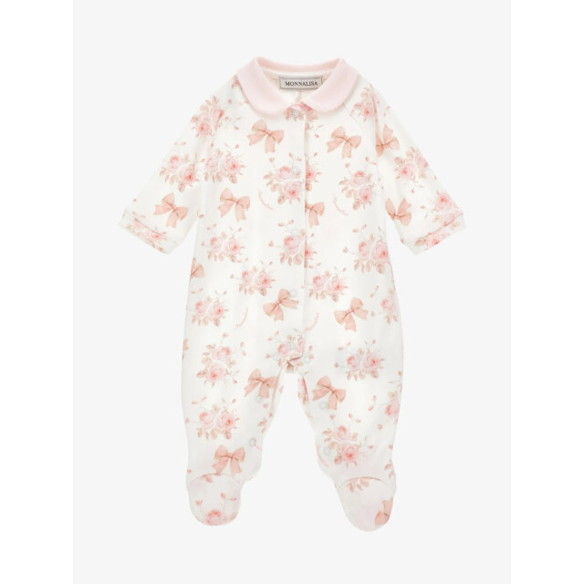 Monnalisa Meisjes baby boxpakje strik panna rosa antico 35F201-6001-0191 large