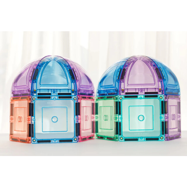 Learn and Grow Toys Learn and grow magnetische tegels pastel dome pakket 22 delig 850071175080 large
