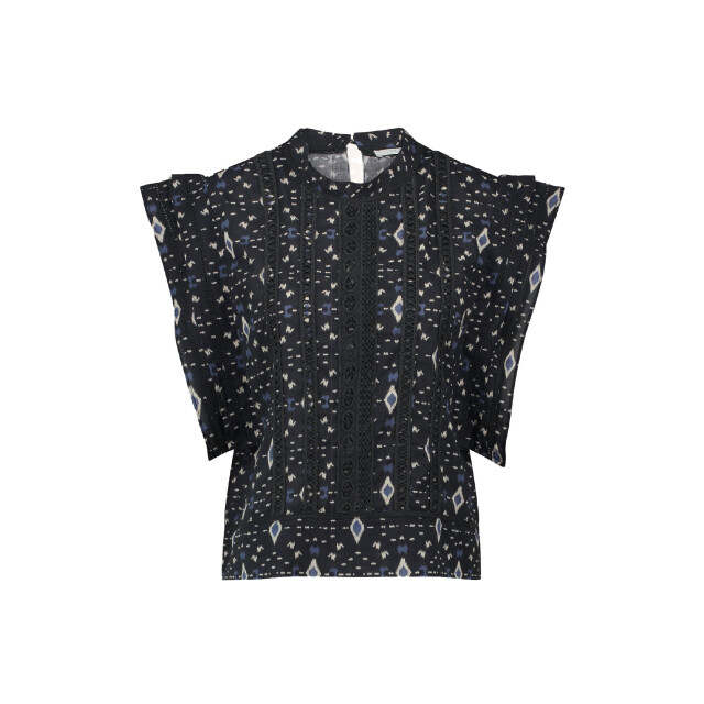 By-Bar Amsterdam Xena midnight ikat blouse 25112026 4322084047 large