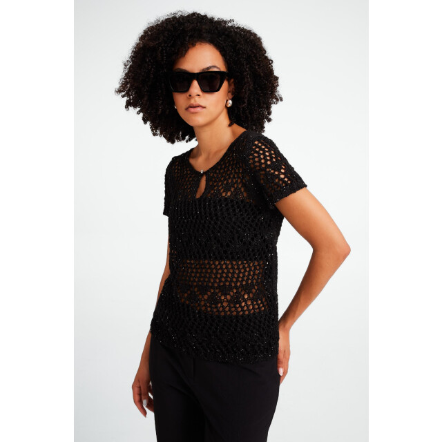 Jane Lushka Openwork knit top with sequins bdc 9041 4059434036 large