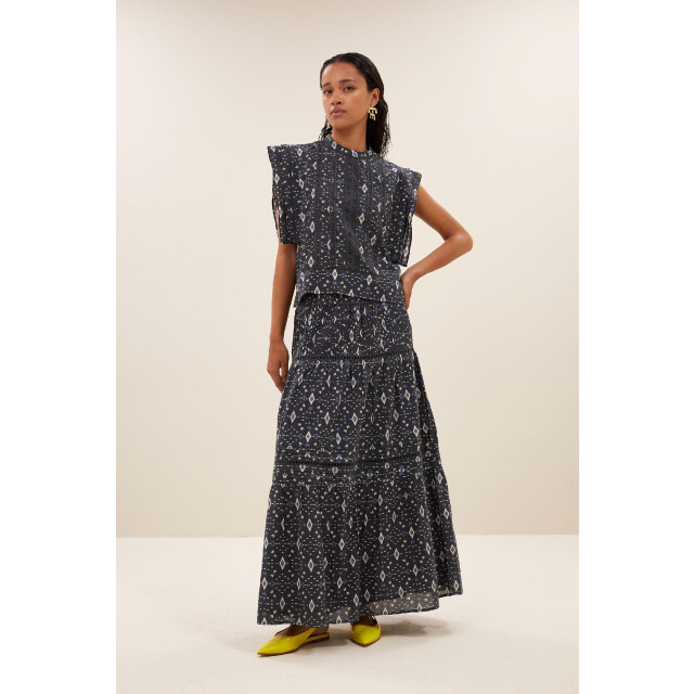 By-Bar Amsterdam Xena midnight ikat blouse 25112026 4322084047 large
