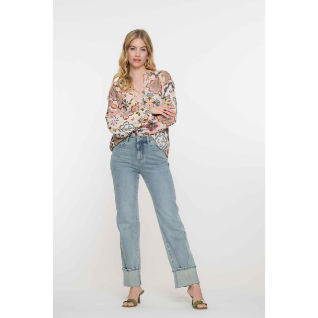 Geisha 51045-10 jeans wide big turn up 4060190031 large