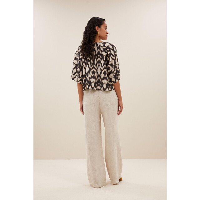 By-Bar Amsterdam Todd brown batik blouse 25112006 4322137044 large