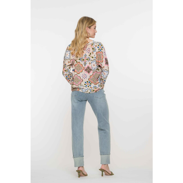 Geisha 51045-10 jeans wide big turn up 4060190031 large