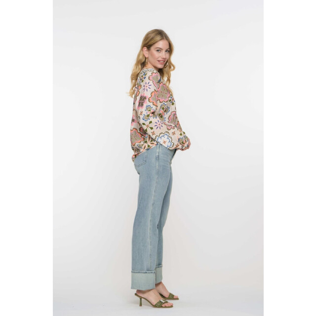 Geisha 51045-10 jeans wide big turn up 4060190031 large