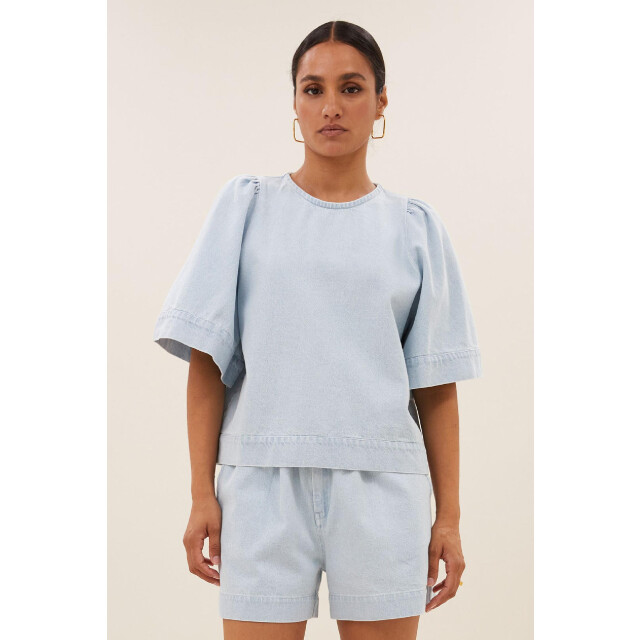 By-Bar Amsterdam Olivia bleached denim blouse 25112003 4322105041 large