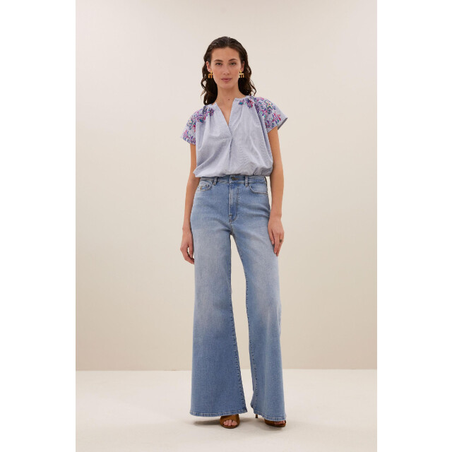 By-Bar Amsterdam Amie embroidery blouse 25112005 4322115040 large