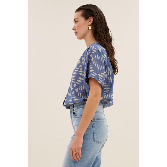 By-Bar Amsterdam Amber indigo blouse 25112085 4061883031 large