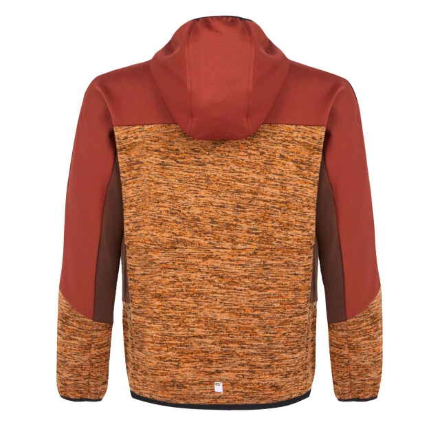 Regatta Kinder/kinder dissolver ix marl full zip fleecejack UTRG11296_foxredochre large