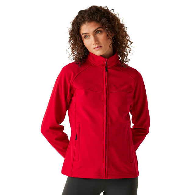 Regatta Regatta dames uproar windbestendige softshell vest UTRG1491_classicredsealgrey large