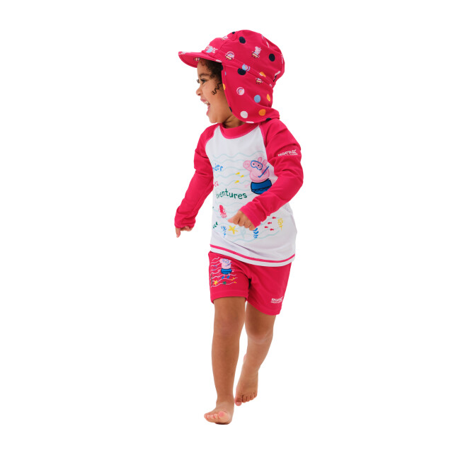 Regatta Kinder/kids peppa pig nekbeschermer muts UTRG9329_brightblush large