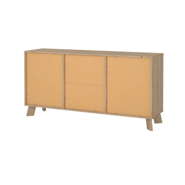 CaliCosy Dressoir met 2 deuren, 3 lades eikendecor en wit b147,2 cm storm 3206046 large