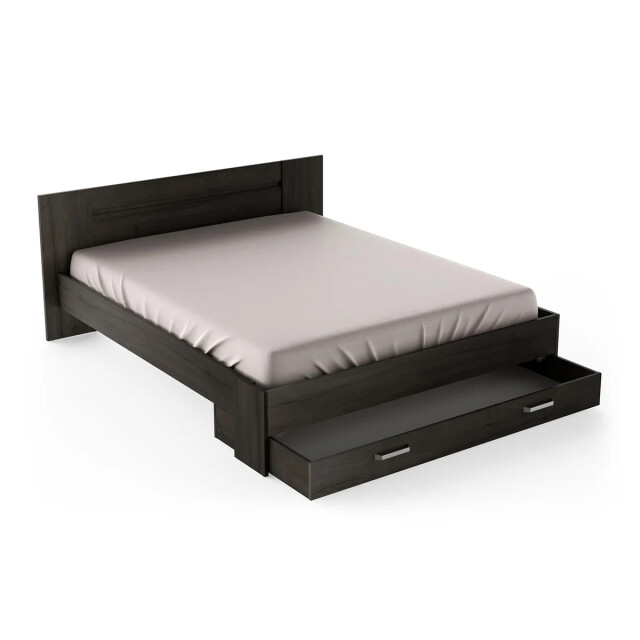 CaliCosy Bed met lade 160x200 cm eikenhouten decor richmond 2929920 large