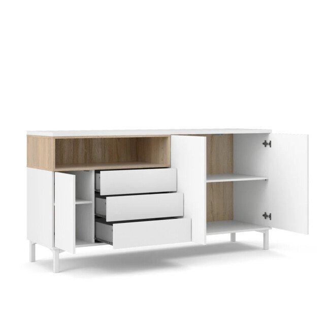 CaliCosy Dressoir met 3 deuren, 3 lades en 1 open vak b175,7 cm april 3206070 large