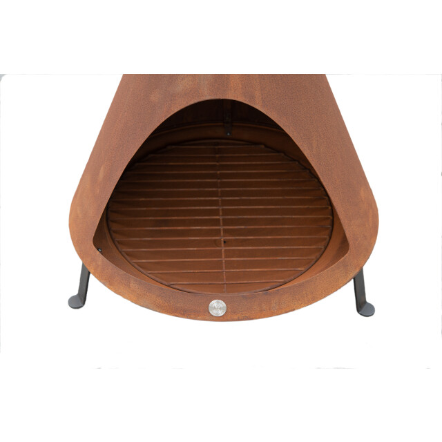 Westmann Stalen tuinhaard -- 70x70x160 cm roest 3207653 large