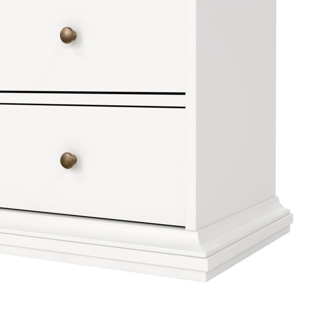 CaliCosy Vitrinekast met 2 glazen deuren en 2 lades b96,2 cm sofia 3206077 large