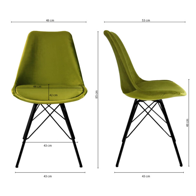 Kick Collection Kick kuipstoel velvet - 611275 large
