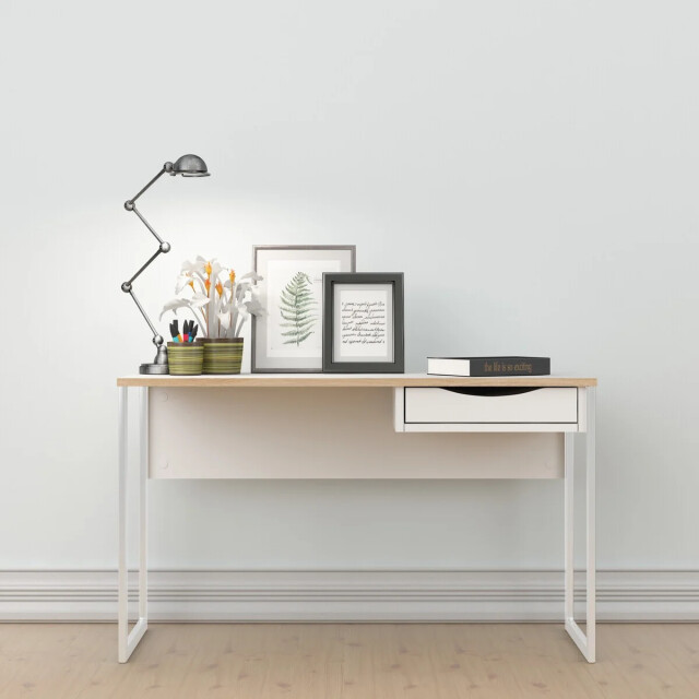 CaliCosy Bureau met 1 lade en metalen onderstel b130 cm function 3206399 large