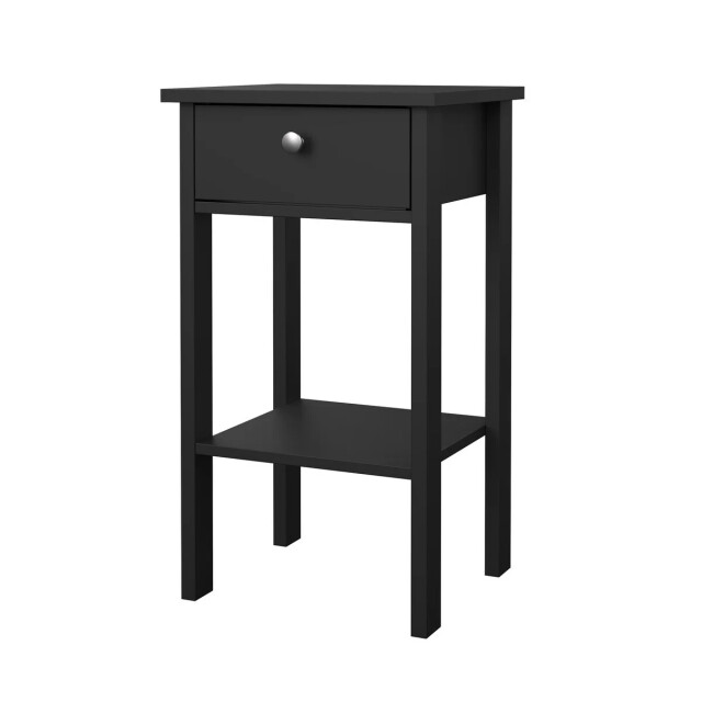 CaliCosy Nachtkastje met 1 lade, 1 plank matzwart h70,1 cm barcelone 3206040 large