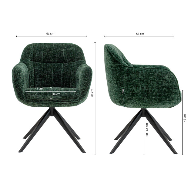 Kick Collection Kick draaistoel stan - 3209780 large