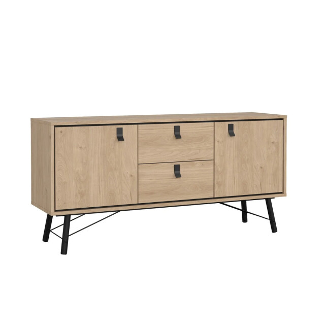 CaliCosy Dressoir met 2 deuren en 2 lades en metalen onderstel b150,3 cm joyce 3206064 large