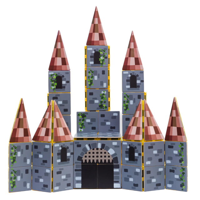 Learn and Grow Toys Learn and grow magnetische toppers kasteel 40 delig MTT-40PC-CAS large