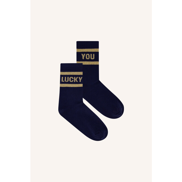 By-Bar Amsterdam 25528404 lucky sparkle navy socks 25528404 lucky sparkle navy socks large