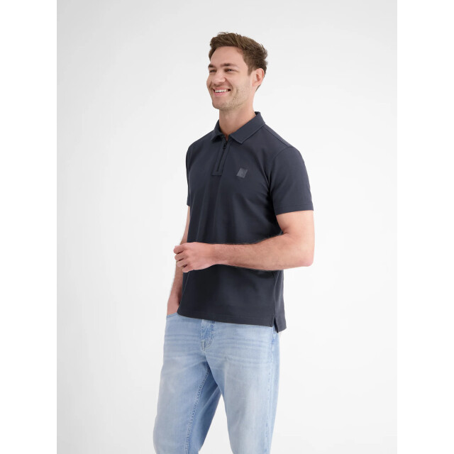 Lerros Heren polo 2553247 485 classic navy Lerros Polo 2553247 435CobaltBlue large