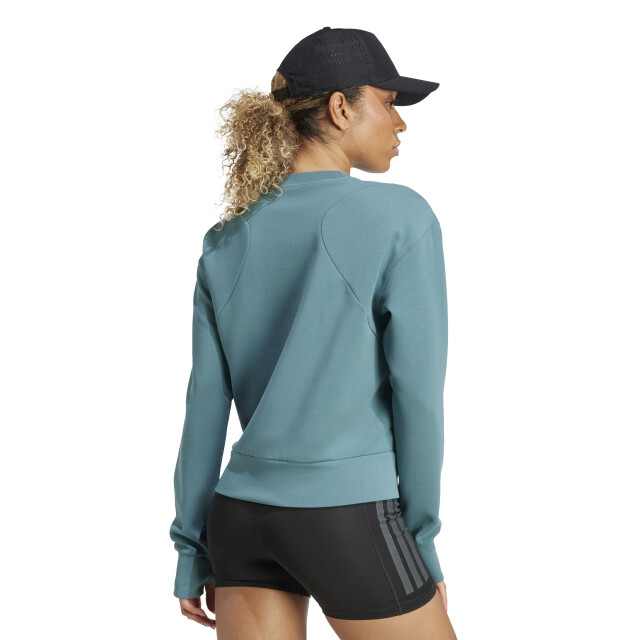 Adidas d4t knit crew training t-shirt lange mouw dames - 072259_300-L large
