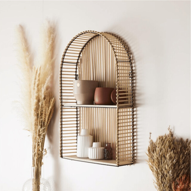 CaliCosy Wandplank met opbergruimte java h61cm 2929459 large