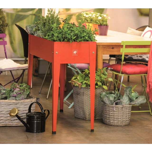 Herstera Garden Urban hoge plantenbak staal 100x40x84cm - 3078571 large