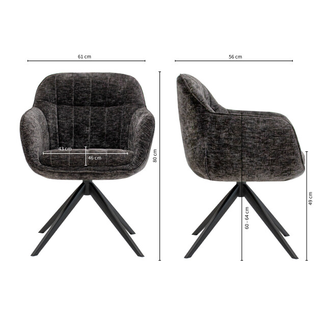 Kick Collection Kick draaistoel stan - 3209779 large