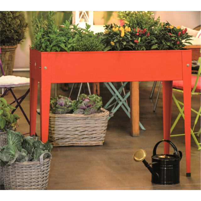 Herstera Garden Urban hoge plantenbak staal 100x40x84cm - 3078571 large