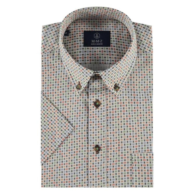 Marco Manzini 25113ju11 jules print shirt ss MMZ25113JU11 large