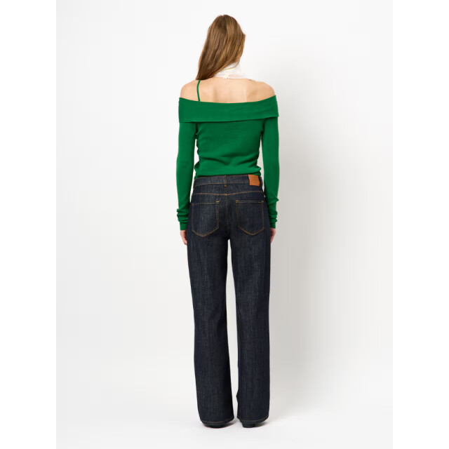Dante 6 D6 wave asymmetric knitted sweater D6 Wave Asymmetric Knitted Sweater/3610 Radiant Green large