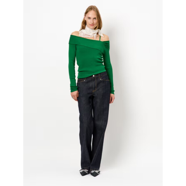 Dante 6 D6 wave asymmetric knitted sweater D6 Wave Asymmetric Knitted Sweater/3610 Radiant Green large